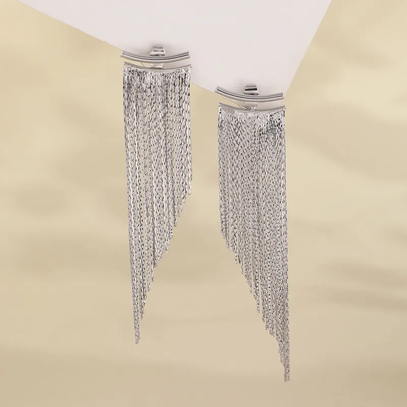 1 Pair IG Style Shiny Geometric Copper Drop Earrings