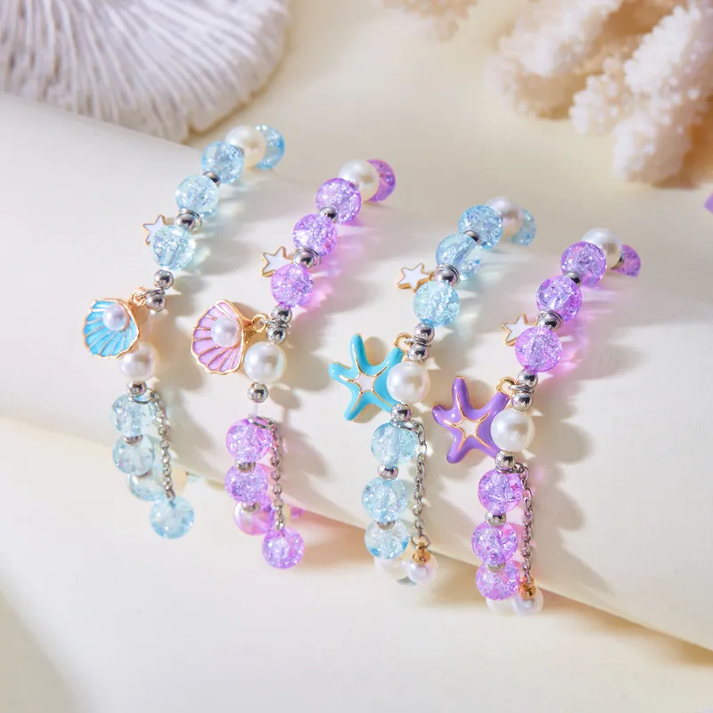 Simple Style Round Artificial Pearl Alloy Beaded Women's Bracelets