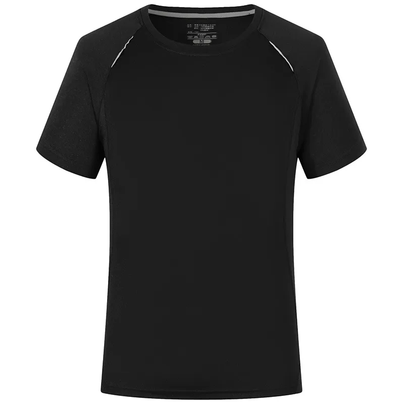 Silver Ion Quick-Drying T-shirt Work Clothes Custom Printed Logo Summer Sports Clothes Round Neck Advertising Shirt Quick-Dry Clothes Printing