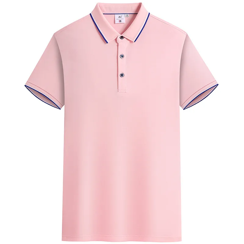 Ice Ion Work Clothes Polo Shirt Printing Group Lapel T-shirt Short Sleeve Enterprise Work Wear Embroidered Custom Printed Logo