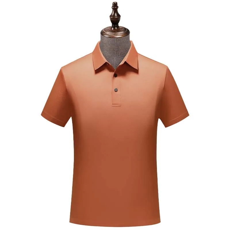Antibacterial Ice Seamless High Quality T-shirt Business Work Clothes Group Clothes Business Work Clothes Lapel Polo Shirt Embroidery