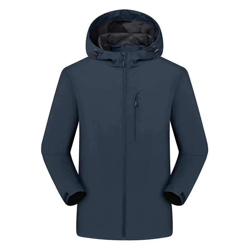 Spring And Autumn Single Layer Inside And Outside Shell Jacket Printing Coat Outdoor Men's And Women's Work Clothes Fashion Brand Mountaineering Clothing Custom Logo