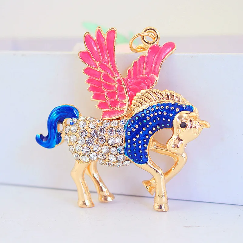 1 Piece Simple Style  Alloy Inlay Rhinestones Unisex Keychain