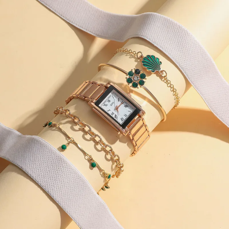 Casual Solid Color Buckle Quartz