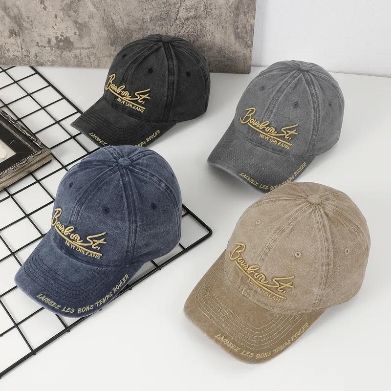 Unisex Embroidery Simple Style Embroidery Letter Curved Eaves Baseball Cap
