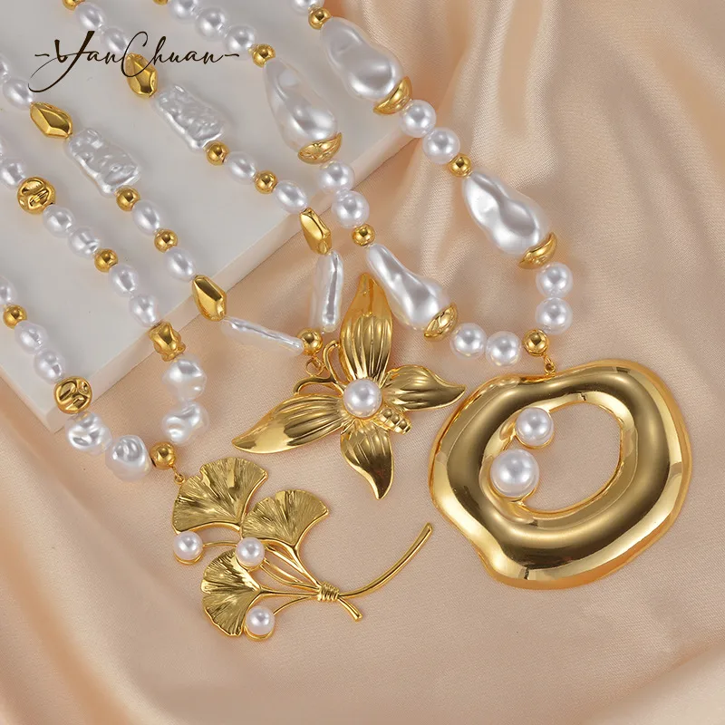 Vacation Classic Style Solid Color 304 Stainless Steel Plating Unisex Pendant Necklace