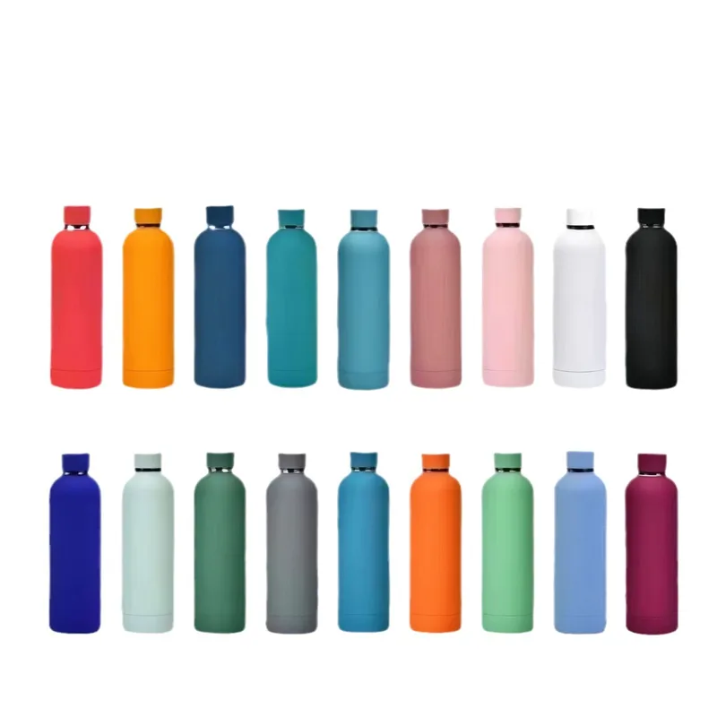 American A Narrow Mouthed Bottle 304 Stainless Steel Large Capacity Vacuum Cup Outdoor Sports Car Portable Water Cup Wholesale