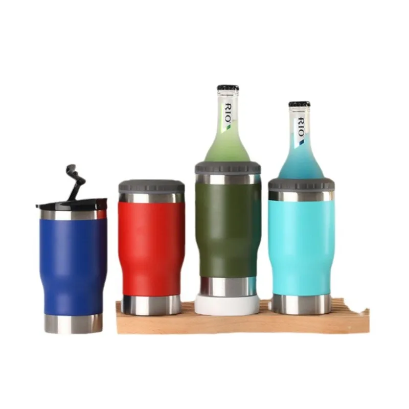 Cross-Border New Arrival 14Oz Stainless Steel Beer Jar Insulated Cup With Bottle Opener Outdoor Large Capacity Cold Preservation Jar Wholesale