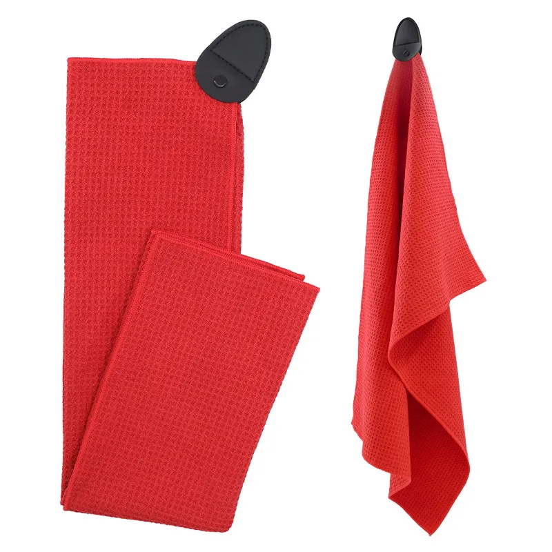 Microfiber Magnetic Golf Towel Magnet Pineapple Plaid Sports Towel Waffle Wipe Golf Club Towels