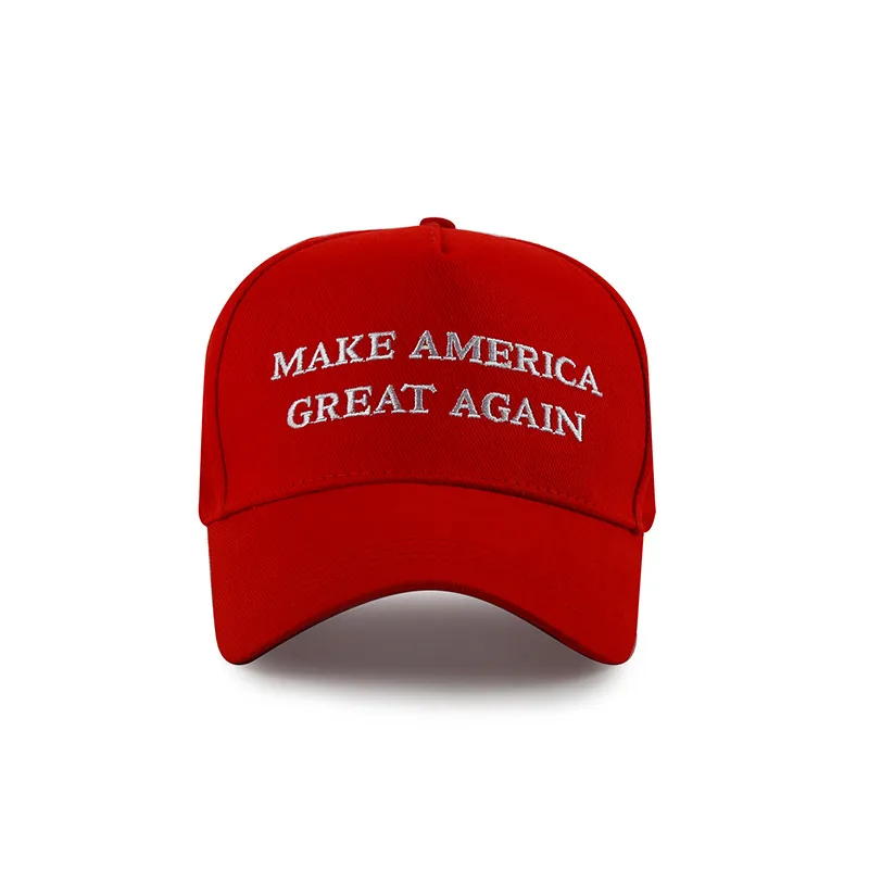 Flag Embroidered Peaked Cap Custom Cotton Fashion Sun Hat Trump Election Baseball Cap Cross-Border Factory Wholesale