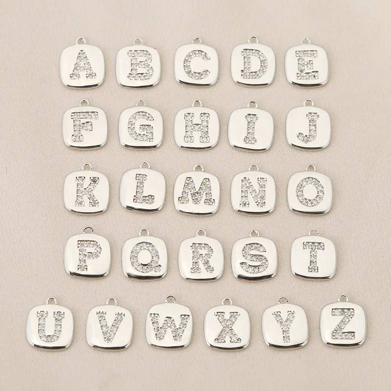 Simple Style Letter Copper Jewelry Accessories