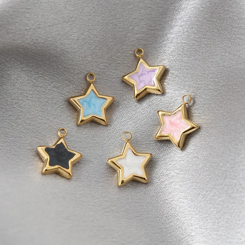 Cute Star 304 Stainless Steel Plating Jewelry Accessories