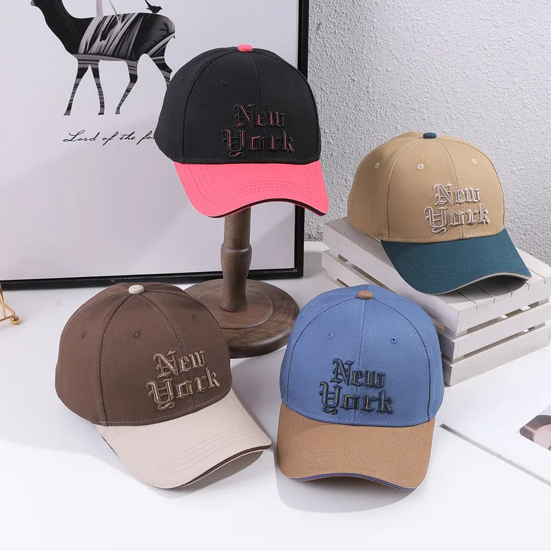 Unisex Embroidery Commute Letter Embroidery Curved Eaves Baseball Cap