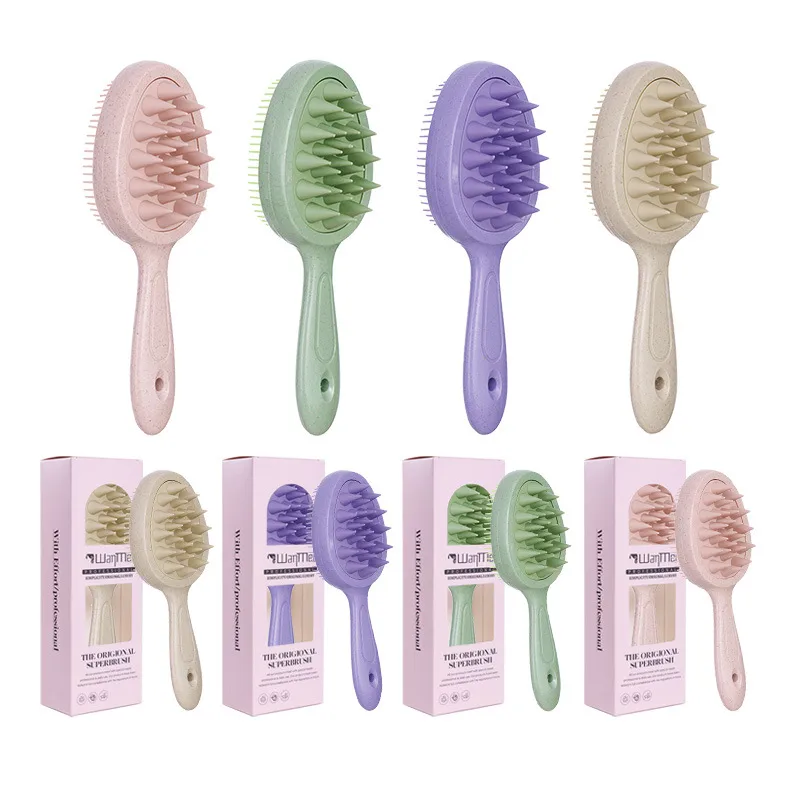 Simple Style Solid Color ABS CPU TRE Hair Comb 1 Piece