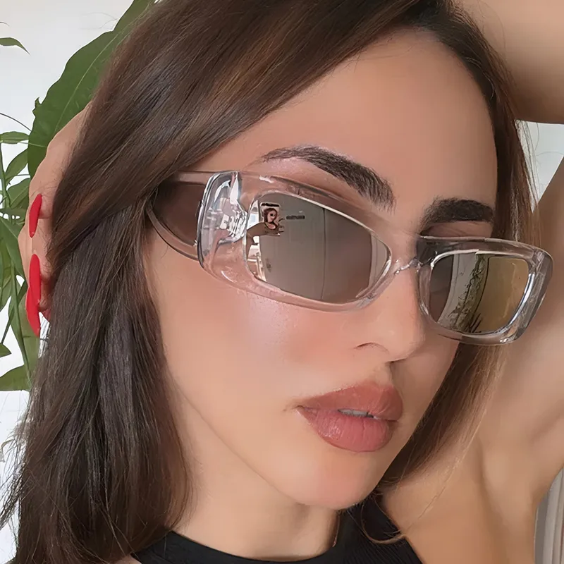 Modern Style Solid Color Ac Square Full Frame Glasses