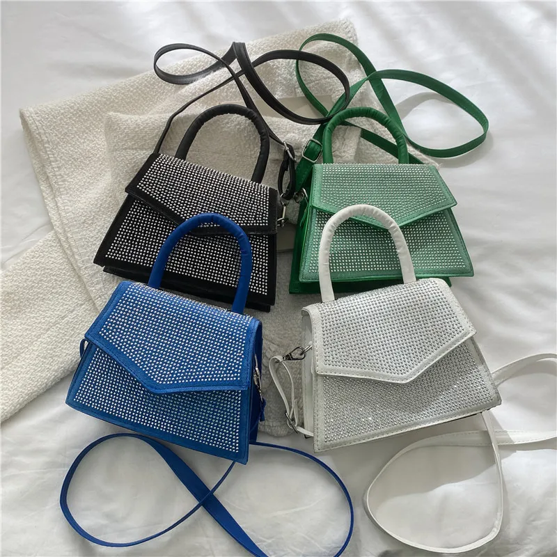 Women's Medium Pu Leather Solid Color Streetwear Square Zipper Crossbody Bag