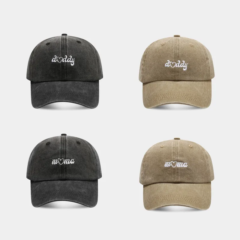 Unisex Casual Retro Simple Style Vocabulary Words/Name Embroidery Curved Eaves Baseball Cap