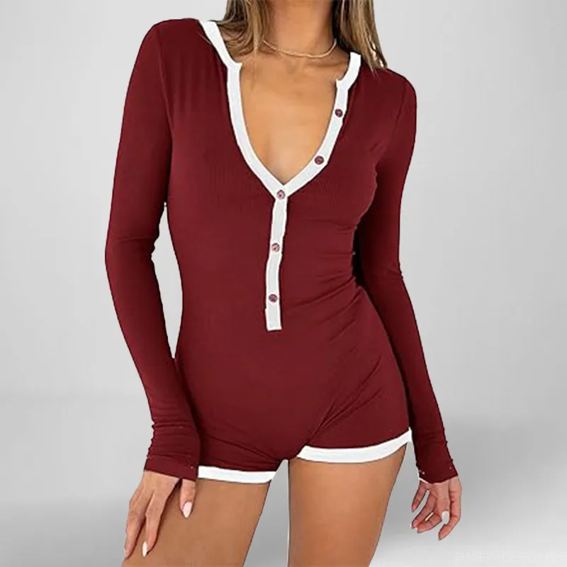 Women's Casual Daily Elegant Style Temperament Commuter Color Block Shorts Jumpsuits