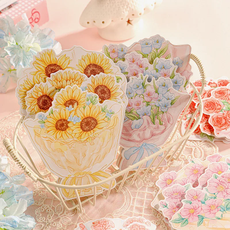 10 PCS/Package Flower Daily Festival Paper Sweet Pastoral