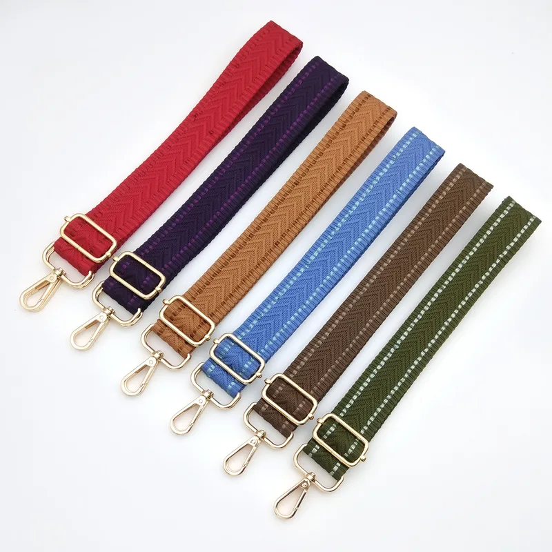 Polyester Stripe Bag Strap