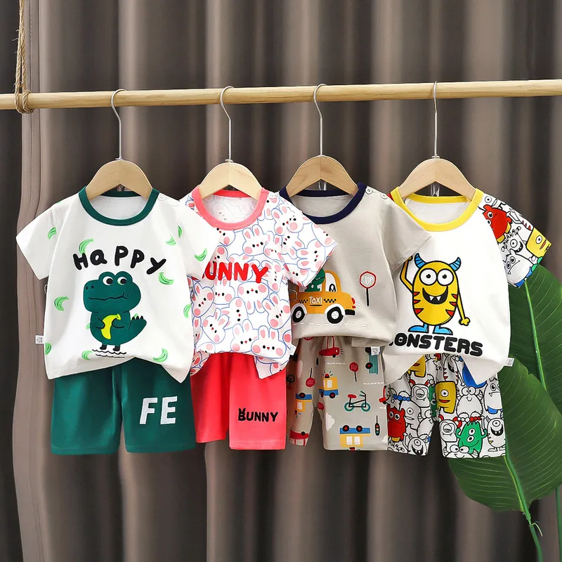 Girl'S Boy'S Cute Streetwear Cartoon Cotton