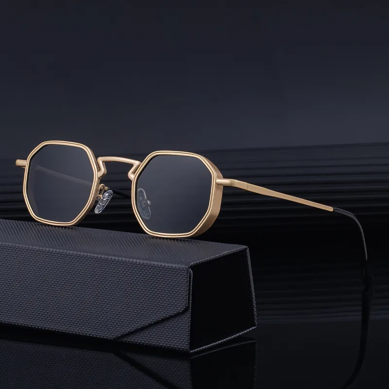 Hip-Hop Vacation Pc Gradient Tinted Lenses Square Full Frame Glasses