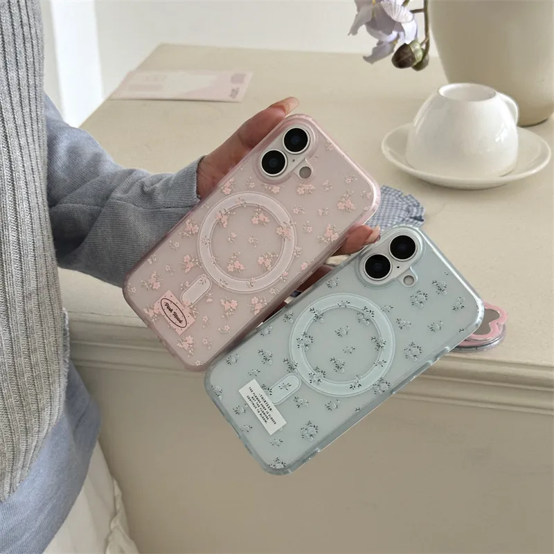 Acrylic Flower Cute Sweet Simple Style Phone Cases Phone Cases
