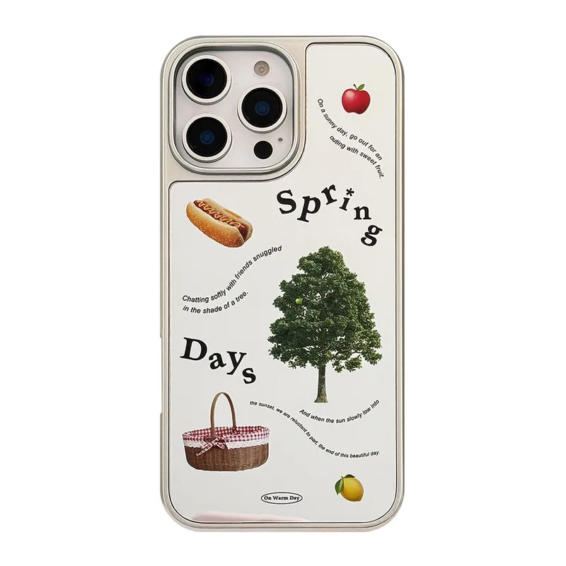 PC Slogan Tree Apple Painted Artistic Phone Cases Phone Cases