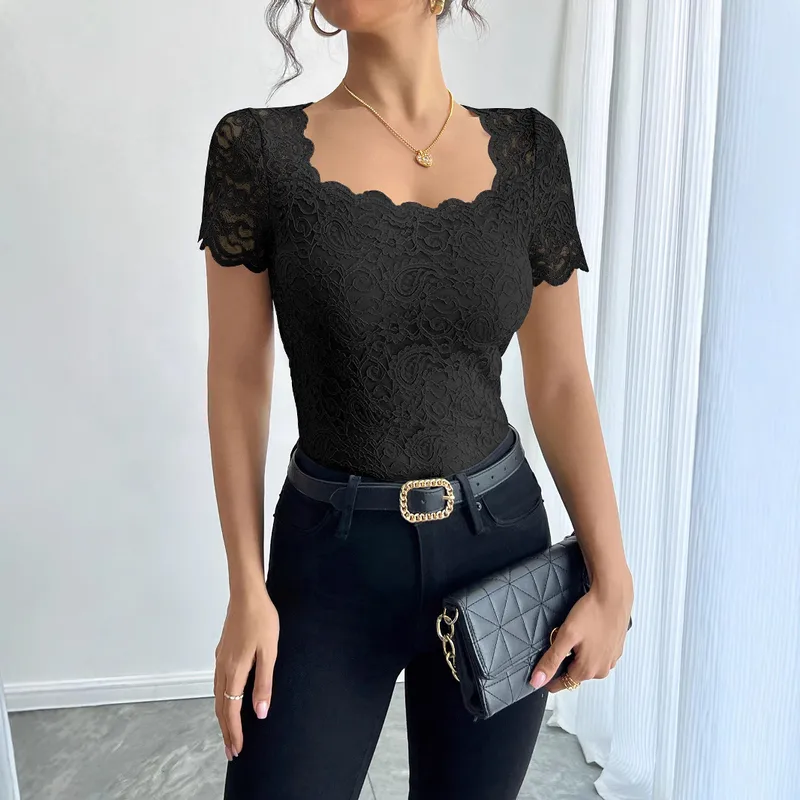 Women's Adults T-shirt Pullovers Short Sleeve T-Shirts Temperament Commuter Commute Style Geometric