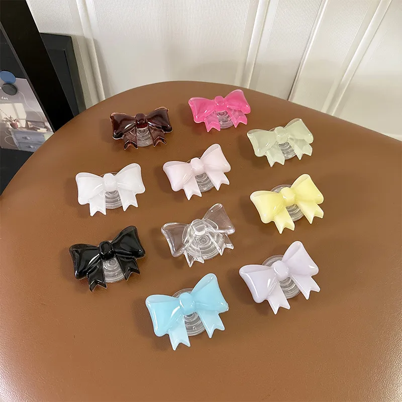 Plastic Bow Knot Cute Sweet Airbag Bracket Phone Cases