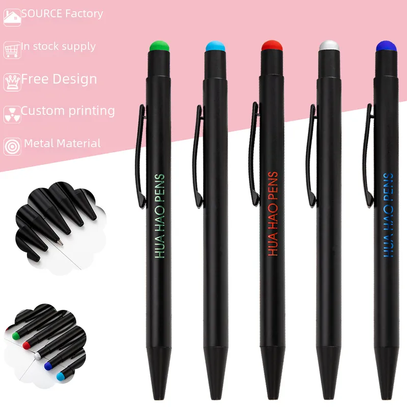 Color Touch Screen Head Ballpoint Pen Business Exhibition QR Code Pen Special Metal Gel Pen Ballpoint Pen Water Pen