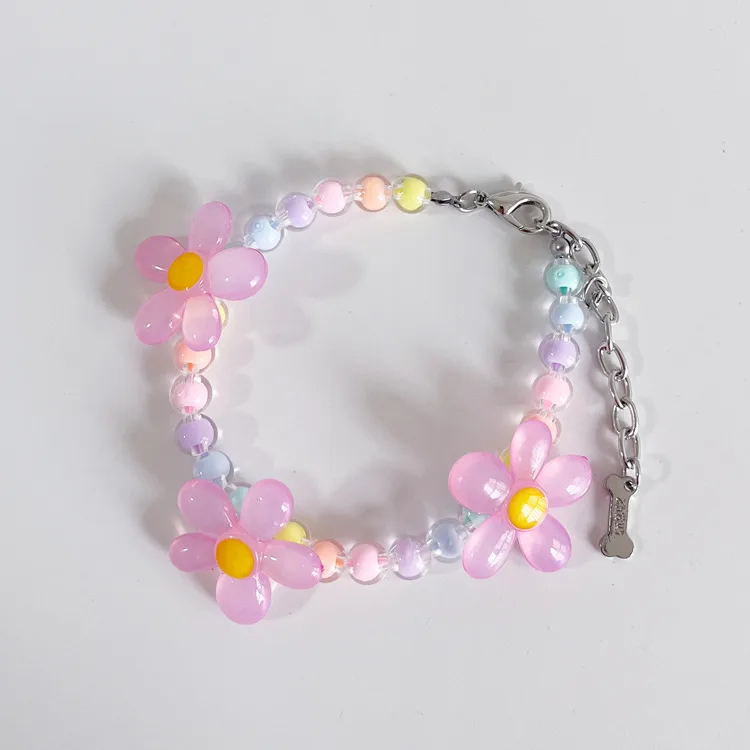All Seasons Cute Plastic Flower Pet Accessories