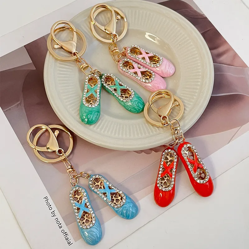 Korean Style Shoe Alloy Women's Bag Pendant Keychain