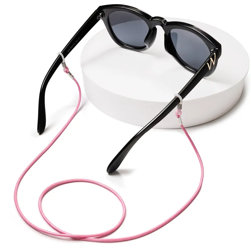 Korean Fashion Wax Line Glasses Rope Hanging Neck Glasses Chain Sunglasses Non-slip Lanyard Simple Children's Sunglasses Anti-drop Rope