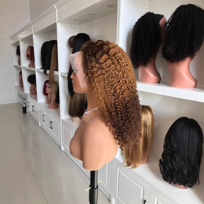 Unisex Simple Style Holiday Carnival Street Real Hair Homogeneous And Oblique Long Curly Hair Wigs