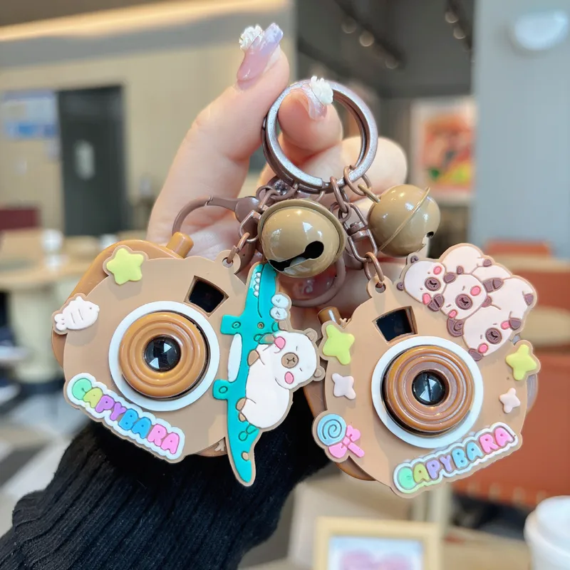 1 Piece Cute Camera Plastic Unisex Bag Pendant Keychain