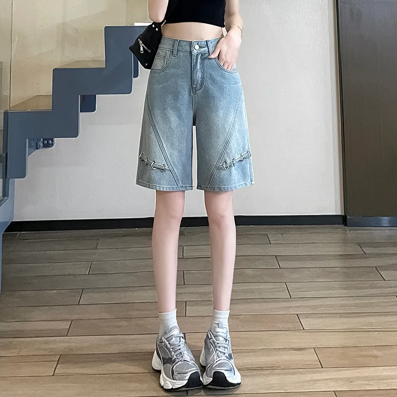 Women's Banquet Selfie Street Basic Pocket Shorts Shorts