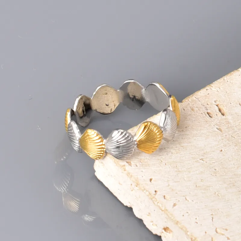 Elegant Simple Style Geometric 304 Stainless Steel Plating Inlay Zircon 18K Gold Plated Women's Rings