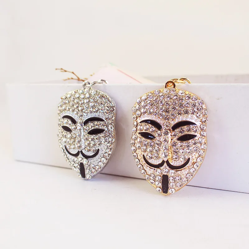 1 Piece Sweet Solid Color Alloy Inlay Rhinestones Women's Keychain