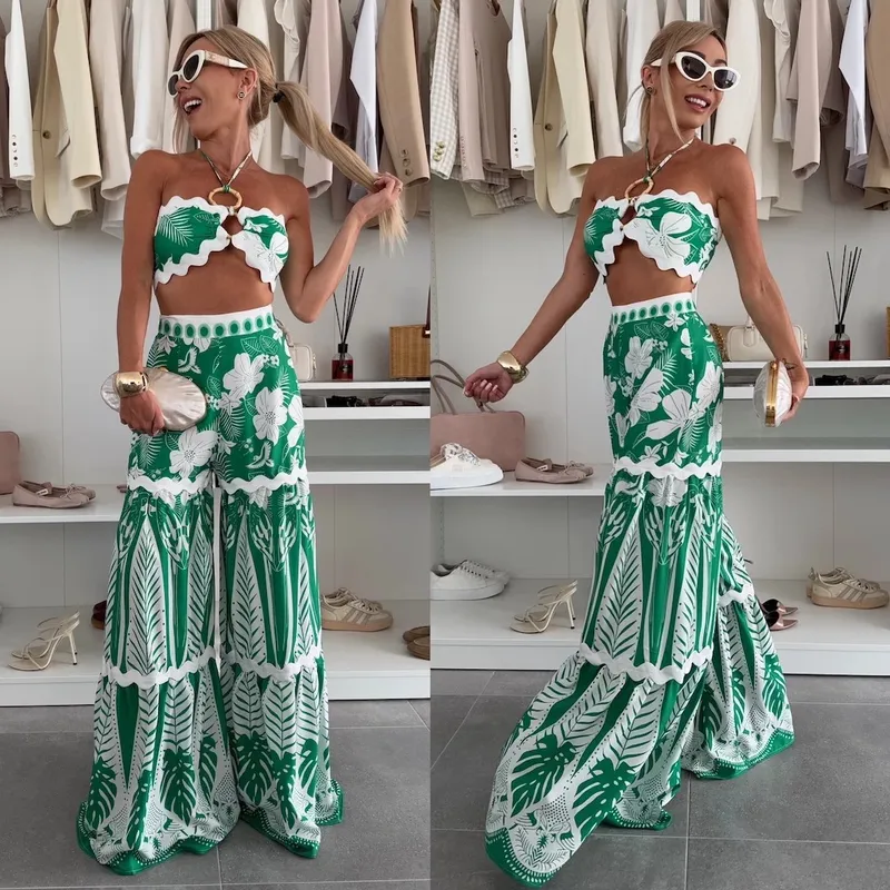 Casual Outdoor Beach Women's Vacation Classic Style Flower Linen Polyester Hemp Pant Co-ord Set Shorts Sets