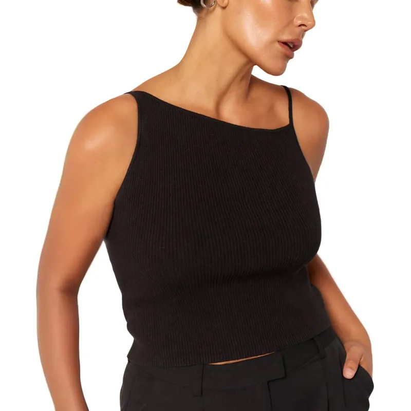 Women's Vest Tank Tops Casual Stripe