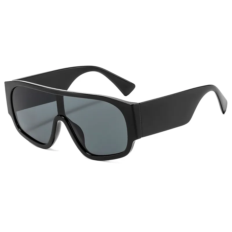 Basic Solid Color PC UV400 Protection Tinted Lenses Oval Frame Square Full Frame Glasses