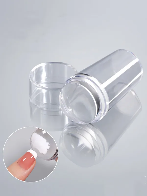 Elegant Lady Transparent Silica Gel Nail Tools
