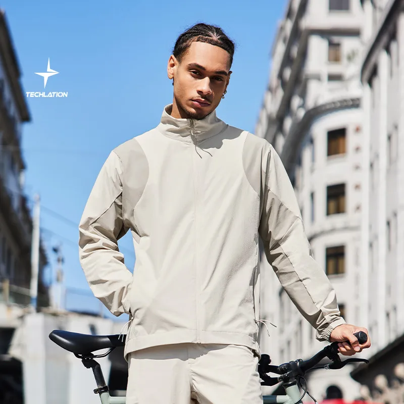 Jie Zhan Men's Wear | Breaking Wind Riding Jacket  Spring And Summer New Tide Brand Outdoor Sports Moisture Wetting Thin Jacket