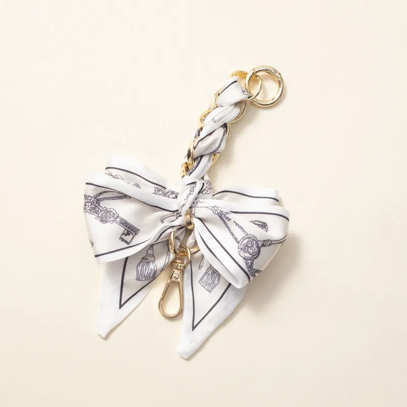 Bow Bag With Chain Bag Hanging Chain Strap Bag Chain Adjusting Extended  One-shoulder Underarm Bag Extension Chain
