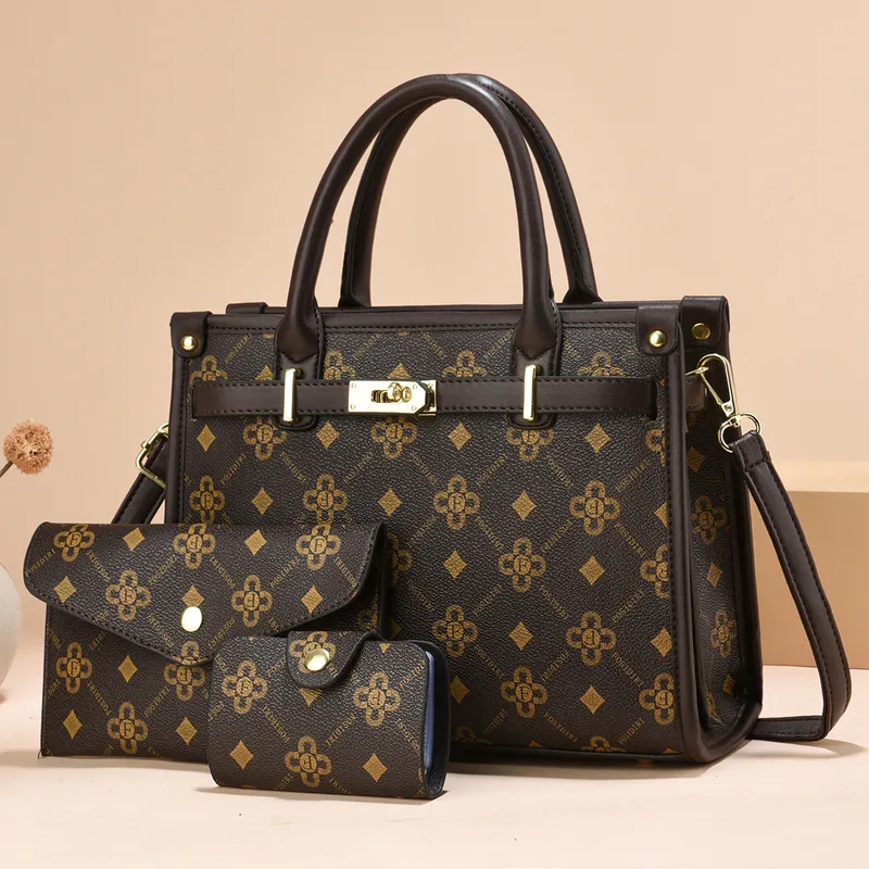 [Women's Bag Wholesale]  New Women's Bag Women's Large Capacity Handbag Middle-aged Mother Shoulder Crossbody Bag