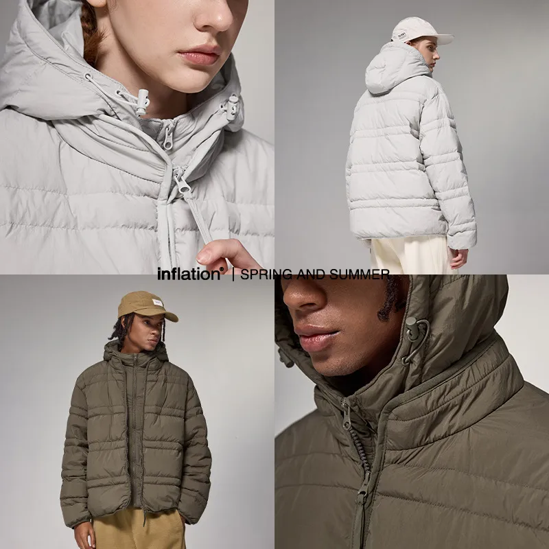 INF Men's | 3M Water-repellent Removable Down  Fall/Winter New Street Tide Warm Loose Jacket Coat Men
