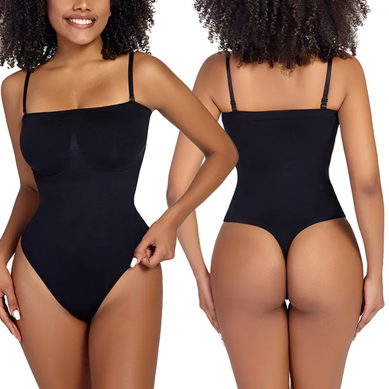 Detachable Shoulder Strap One-piece Underwear  Bra High Elastic Fabric Three-dimensional Chest Fit Body Shape Shaping Abdomen
