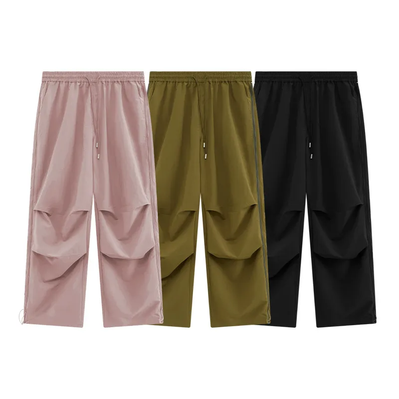 INF Men's | Side Zipper Strand Parachute Pants  Spring And Summer New Fashion Brand Parachute Pants Casual Pants