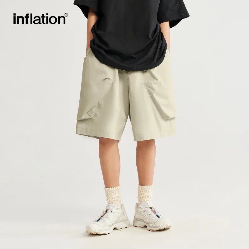 INF Men's Clothing | Three-dimensional Large Pocket Workwear Shorts  Spring And Summer New Fashion Brand Casual Loose Shorts Men